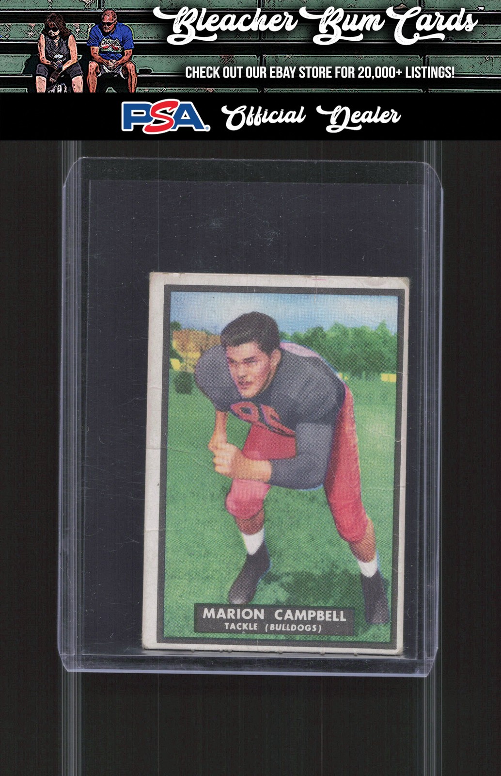 1951 Topps Magic 19 Marion Campbell Creased