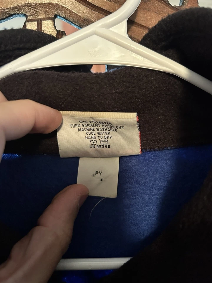 Chaleco de Colección Timberline Colorado Para Hombres Azul Polar Cremallera Talla Grande Hecho en EE. UU. Foto 4 de 4