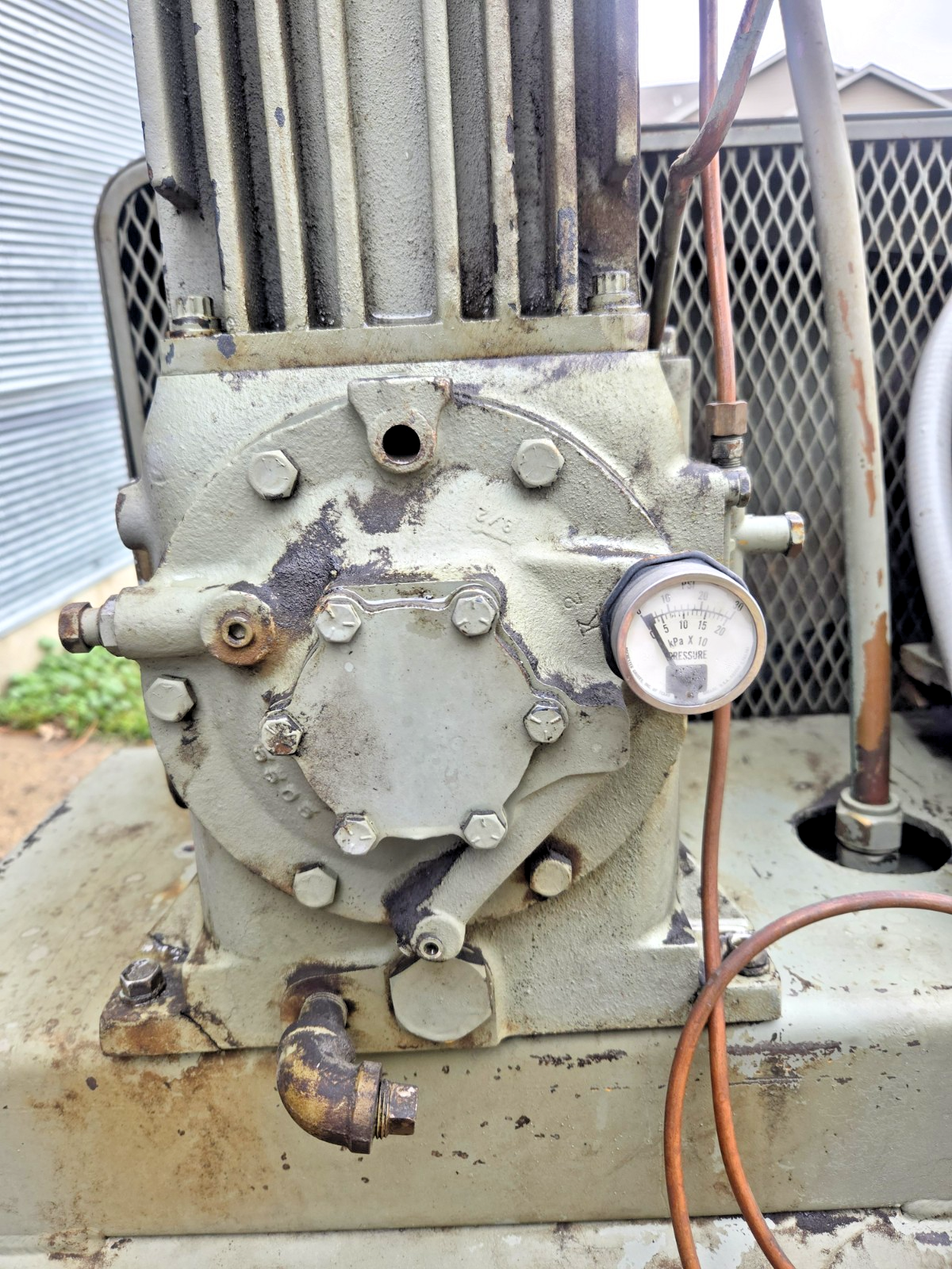 Corken A490K7FBA Vertical Recipcating Gas Compressor for Liquid ...
