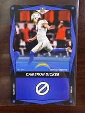 2025 Uno Elite Alt Jerseys Blue - #043 Cameron Dicker - Los Angeles Chargers
