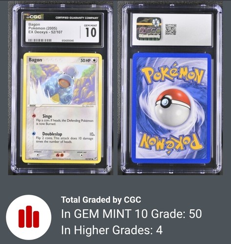 Bagon graded CGC 10 for sale on eBay
