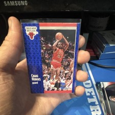 Fleer NBA Cards Craig Hodges Bulls #257 & Manute Bol Warriors #285 Lot