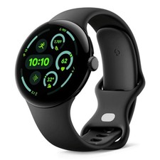 Google Pixel Watch 3 AMOLED 45mm Digital Touch Screen 4G Black Wi-Fi GPS Satellite