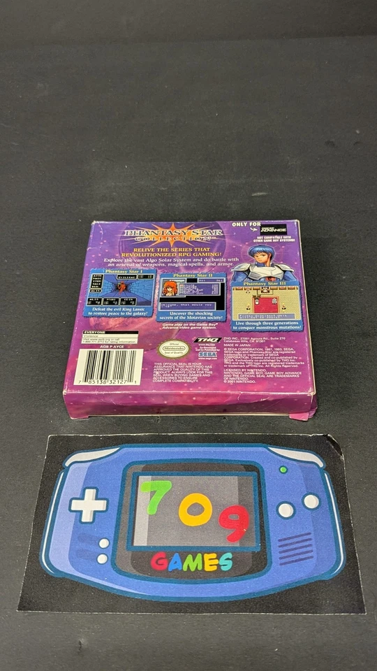 Phantasy Star Collection (Nintendo Game Boy Advance) GBA CIB COMPLETE - Image 3 of 4