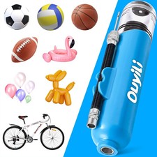 Sports Ball Pump Kit - Portable Air Pump Two-Way Dual Action Inflatable Perfect