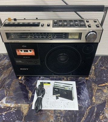 SONY ソニー CF-1990 ラジカセ FM/SW/MW 3バンド中古ラジオ Yahoo!オークション - 「sony cf-1990」家電、AV、カメラの落札相場 ラジオ・コンポ