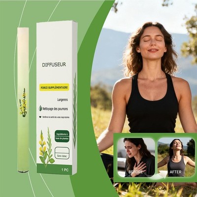 Herbal Diffuser Green Natural Energy Boost Clear Breathing For All Ages J0F0
