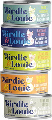 Wet Cat Food Variety Pack of Tuna Flavors | 6 Cans of 5 Different Tuna Flavors |
