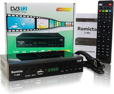 Romicta DVB-T2 Receiver & Cable Receiver DVB-C - H.265 HEVC FTA Full HD 1080P