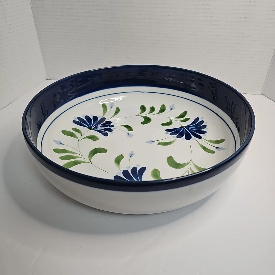 Tazón de pasta Dansk Sage Song 12" grande descontinuado de colección Foto 4 de 4