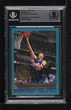 BAS 2001-02 Topps MVP Promotion /100 Greg Ostertag BGS Authentic Auto 3c7
