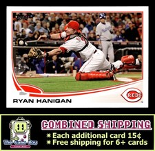 2013 Topps #649 Ryan Hanigan Cincinnati Reds