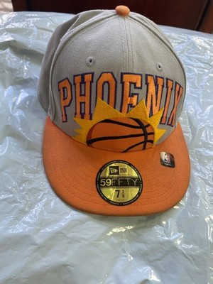 Men's New Era Gray/Orange Phoenix Suns Tip-Off TwoTone 59FIFTY FITTED 7 3/8 HAT