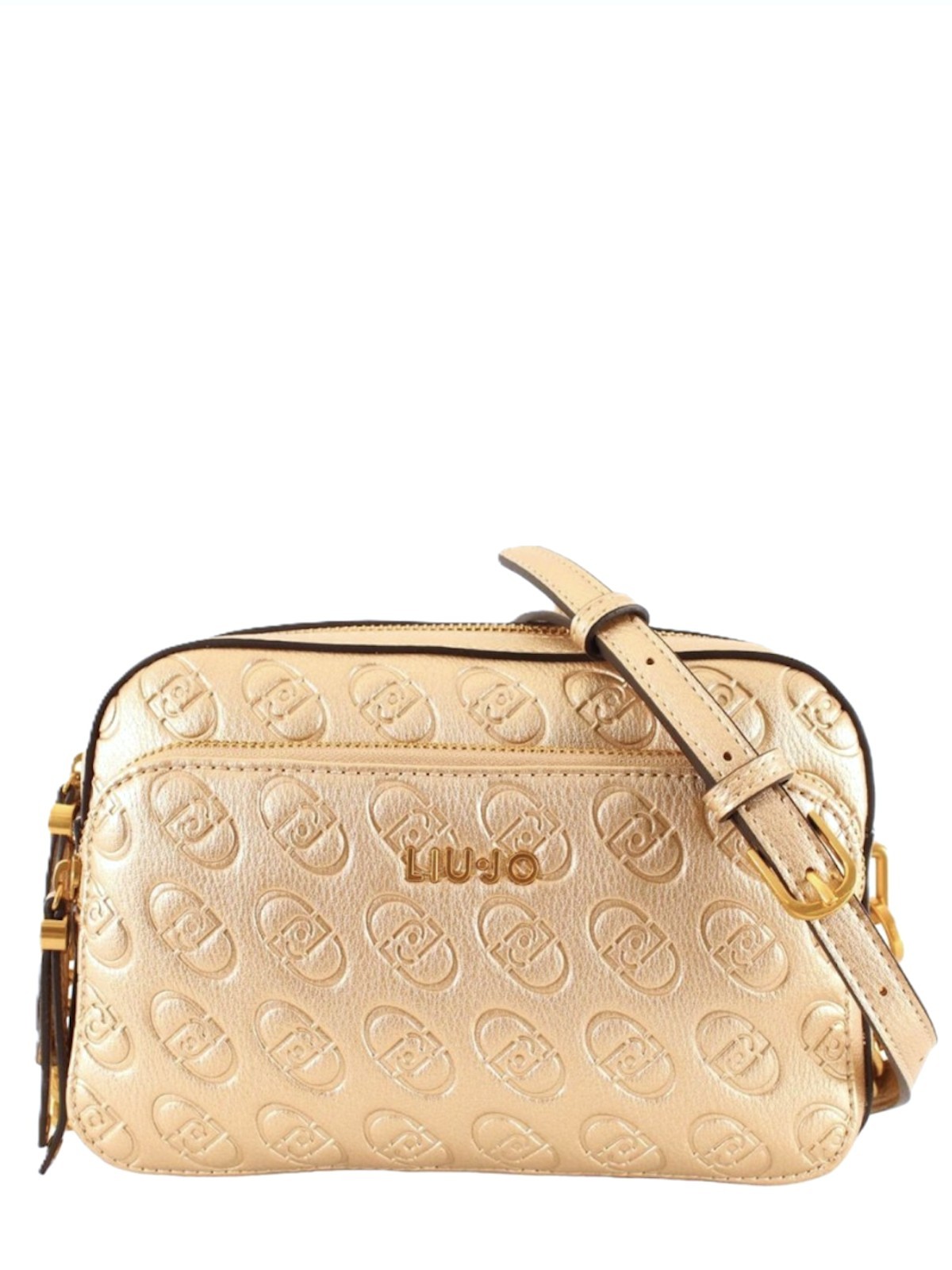 Liu Jo Ecopelle Borsa Donna a Tracolla doppia Oro