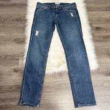 Isabel Marant Etoile Womens Jeans Size 44 Straight Leg Dark Rinse