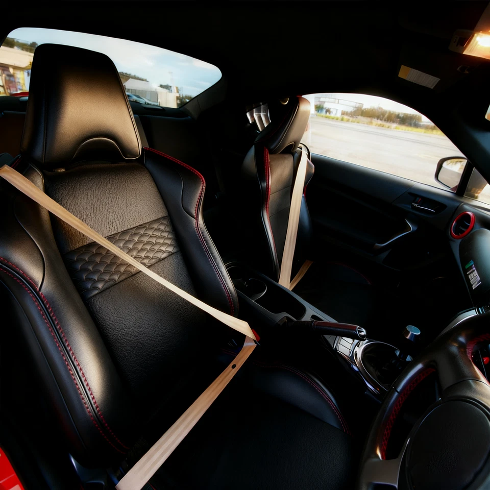 Correas de cinturón de seguridad de 3 puntos cinturón de vehículo de automóvil para Chevrolet Silverado 1500 Foto 2 de 4