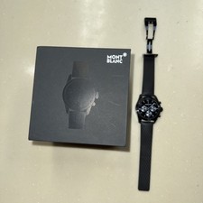 Montblanc Summit 2 Black Rubber Strap Smartwatch