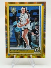 2025 Panini Donruss WNBA - Kamilla Cardoso Orange Laser /199 - Chicago Sky - #32