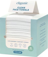 Clean Face Towels XL Disposable 50 Count Extra Soft