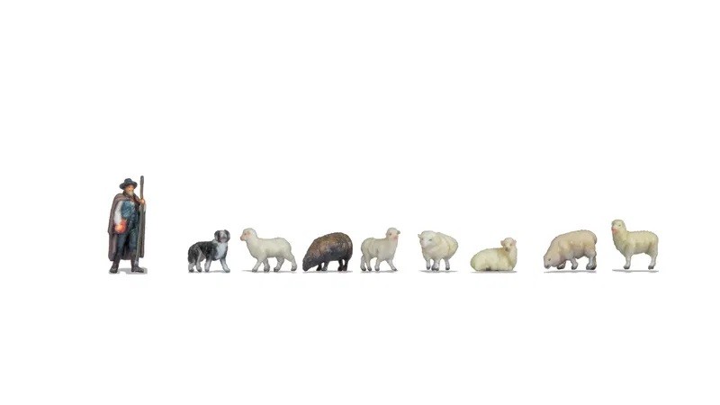 NOCH 35740 - 1/160 / N Sheep And Shepherd - New