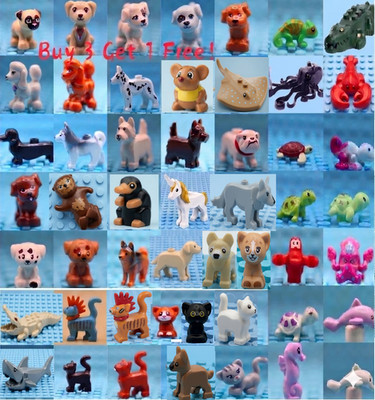   LEGO U Pick Animals Pets Dogs Cat Friends dog  Zoo Farm City Town Minifigure