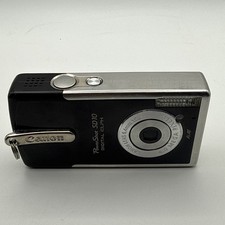 Canon PowerShot SD10 Digital ELPH Camera Black Tested w/ Battery And Charger