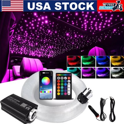500pcs Car/Home Headliner Star Light Kit Roof Twinkle Ceiling Lights Fiber Optic