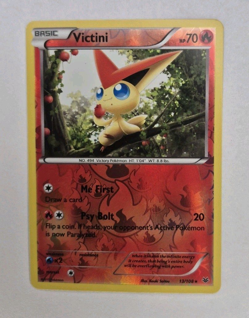 Victini 13/108 Reverse Holo XY - Roaring Skies LP