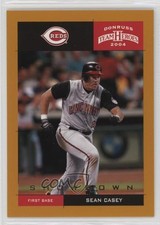 2004 Donruss Team Heroes Showdown Gold 1/10 Sean Casey #100 n1u