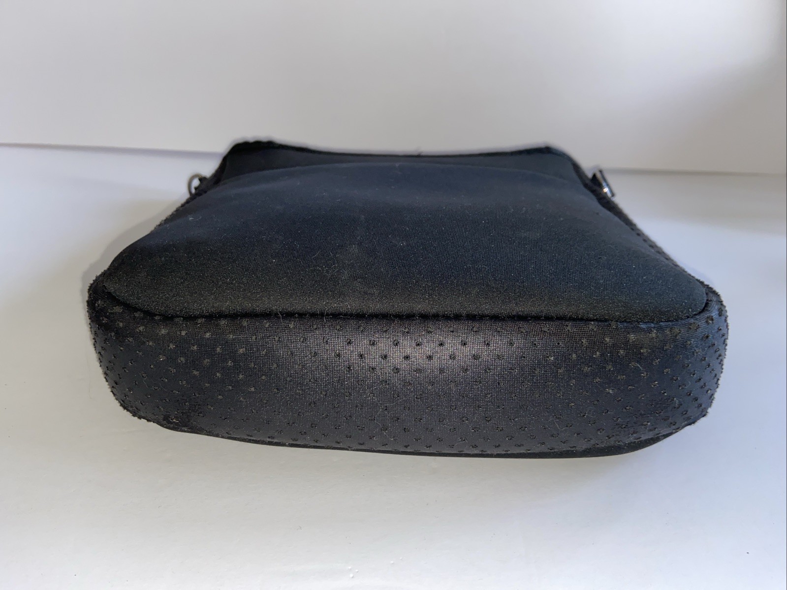 Haute Shore Crossbody Bags 1 Black Neoprene & 1 Champagne Puffer Cell Phone Bag