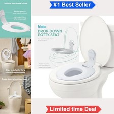 Potty Training Seat for Toddlers Drop Down Attaches to Toilet Flips Up Easy