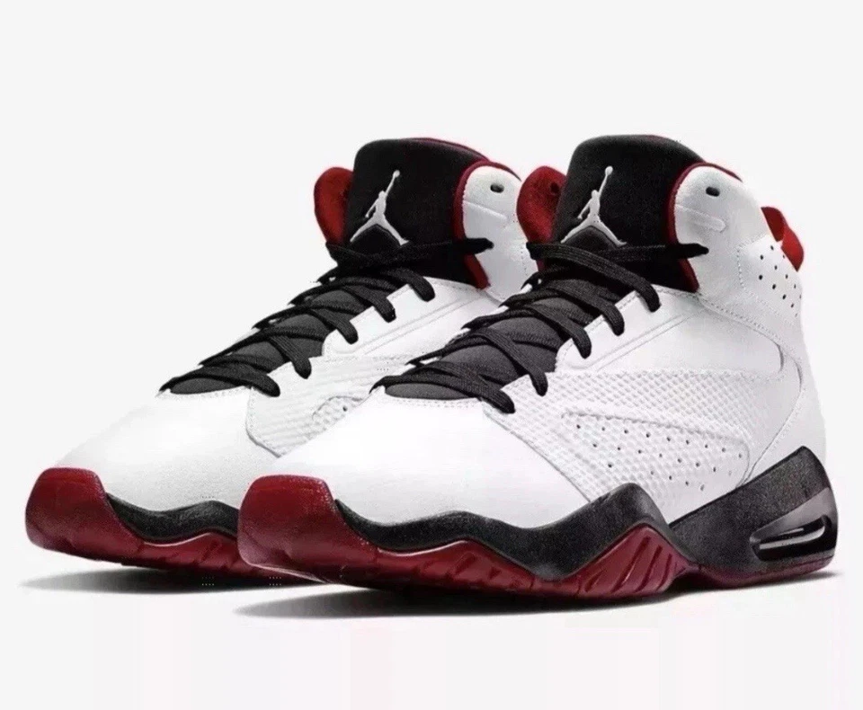 NUEVO Jordan Lift Off Hombres Zapatos de Baloncesto Blanco/Negro/Rojo Gimnasio AR4430-106 9.5,10.5 Foto 2 de 4