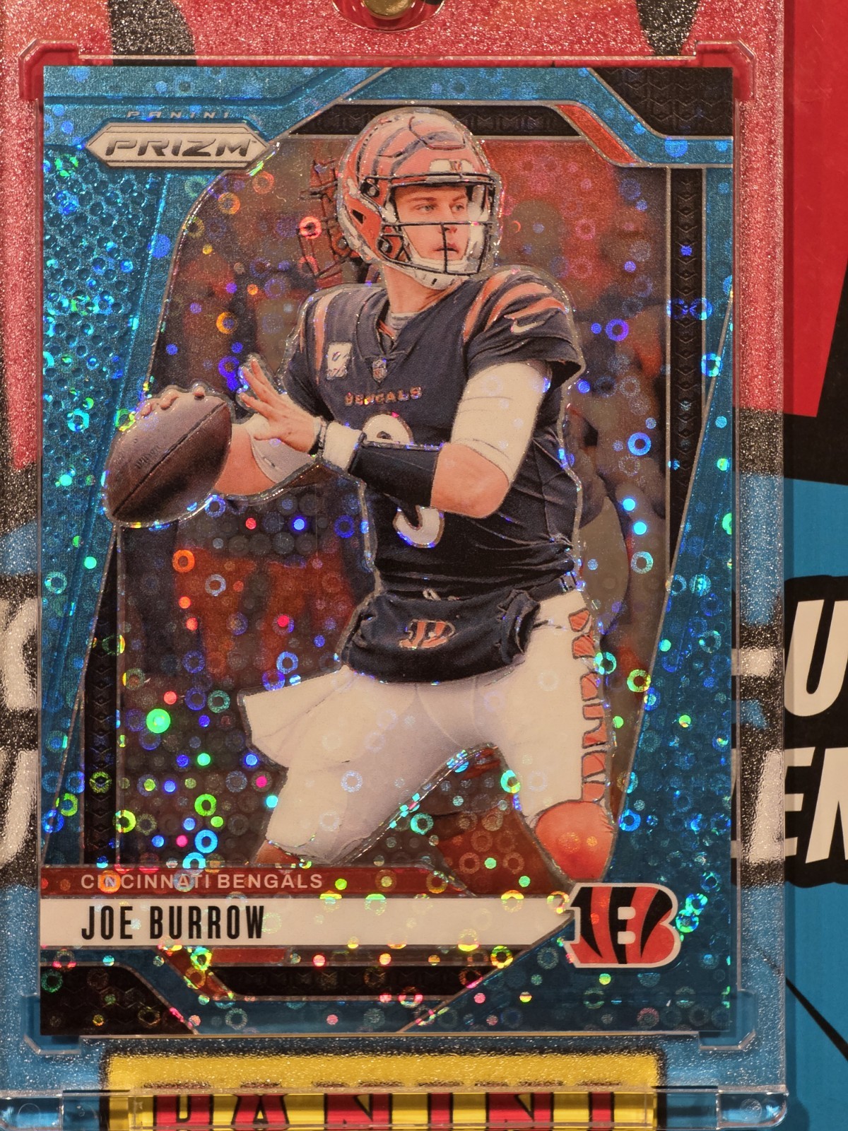 2024 Panini Prizm No Huddle Blue Prizm /99 Joe Burrow #55 Bengals
