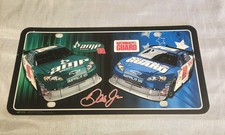 DALE EARNHARDT JR #88 CAR PLASTIC LICENSE PLATE NEW 6" x 12" Vintage