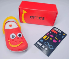 Exclusive No. 5 CROCS Plastic Keychain Clip 2024 McDonald's HAPPY MEAL TOY Red