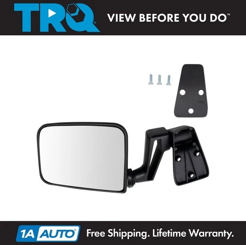TRQ Manual Folding Mirror High Quality Left LH Driver Side New for Jeep Wrangler