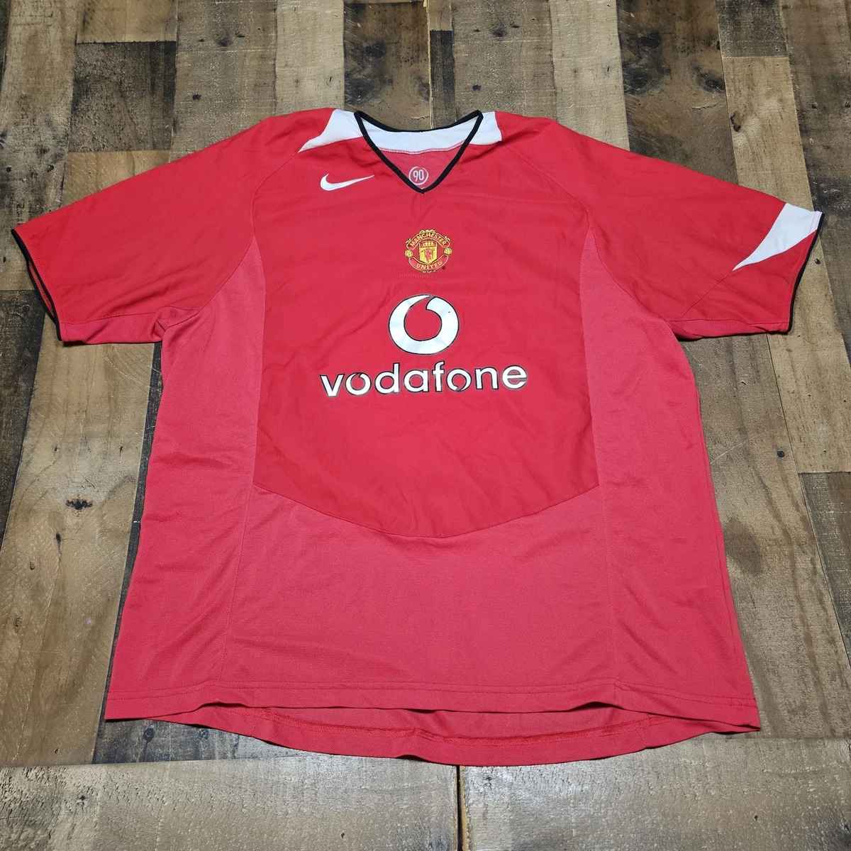 ★8SM2 NIKEマンチェスター　ゲームシャツオーセンティックユニフォーム古着 25+ Nike Manchester United International Club Soccer Fan Jerseys