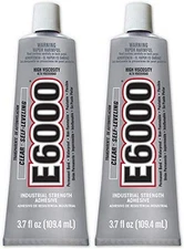 E6000 High Viscosity Adhesive, 3.7 Fluid Ounces - 2 Pack