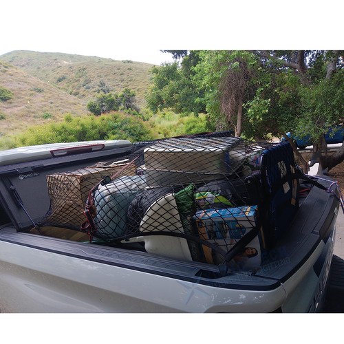 Cargo Truck Bed Net Extralarge for Pickup Truck Trailer with 6 Hooks Bungee Net - Picture 14 of 22