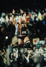 Stone Cold Steve Austin makes his entrance during WrestleMania- Wrestling Photo