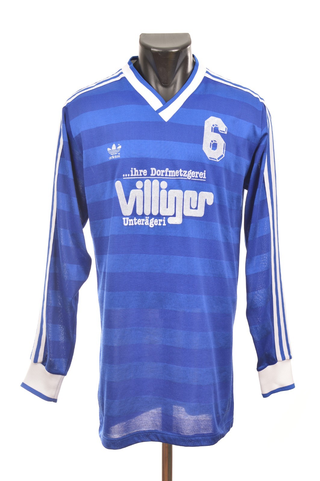Adidas STV Unterageri Vintage Football Soccer Jersey Shirt #6 West Germany Sz L