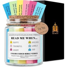 Inspirational Bible Verse Jar Christian Gift for Women Mothers Day Gifts for Mom