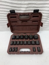 Matco Adv 19pc 12 Point Sae 12 Drive Impact Socket Set 38-1 12 Scp196v