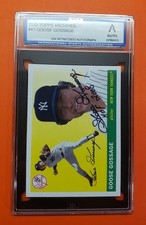 2020 Topps Archives RICH GOOSE GOSSAGE Card auto YANKEES Graded Authentic ISA