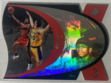 Allen Iverson 1996-97 Upper Deck SPx Die-cut Hologram Rookie Card #SPX35 RC. rookie card picture