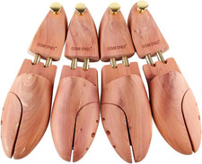 Cedar Shoe Trees for Men, 7.5-14 Sizes Cedar Shoe Trees, 2 Pairs Wooden Shoe Str