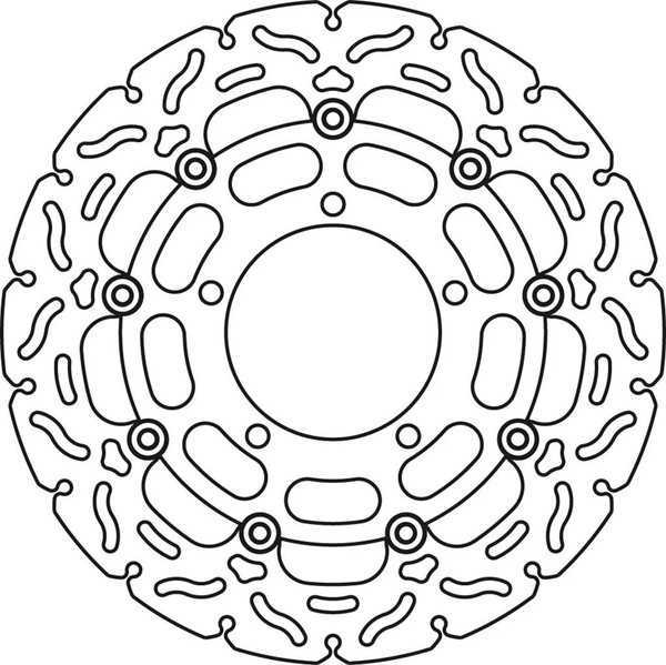 TRW Bremsscheibe (FüR: Suzuki GSX-R 600 Wvce 06-07 Vorne )-image