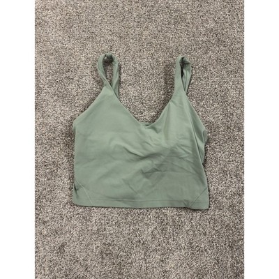 Lululemon Sage Green Cropped Align Tank