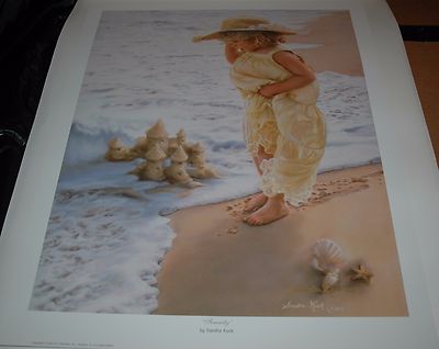 Sandra Kuck SERENITY 20x16 Artist Signed Art Print little Girl