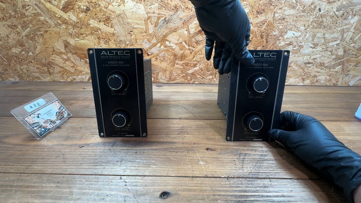 Altec Lansing N1201-8A Crossover Pair 8Ω Vintage Model 19